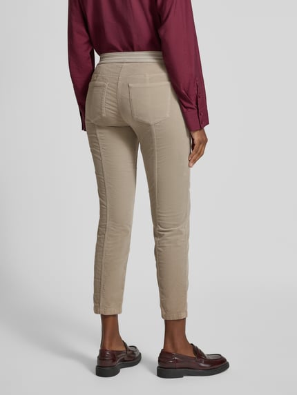 Luisa Cerano Hose mit Eingrifftaschen Beige 5