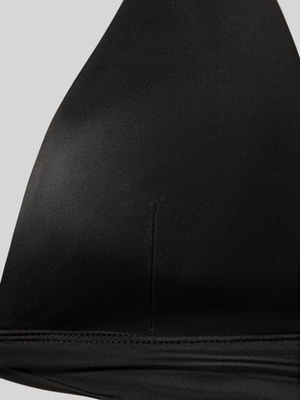 BOSS Góra od bikini z wiązaniem na szyi model 'BOSS CODES' Czarny 2