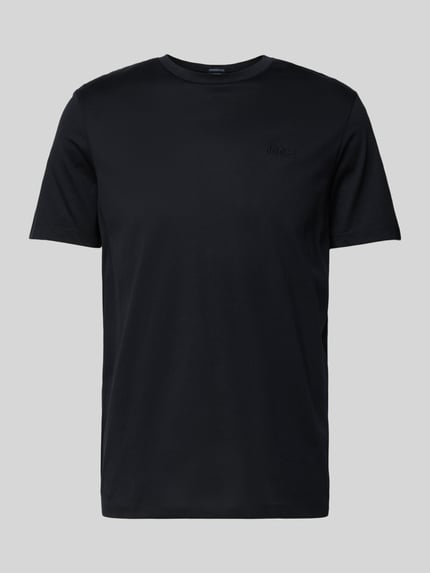 JOOP! COLLECTION T-Shirt mit geripptem Rundhalsausschnitt Modell 'Cosmo' Black 2