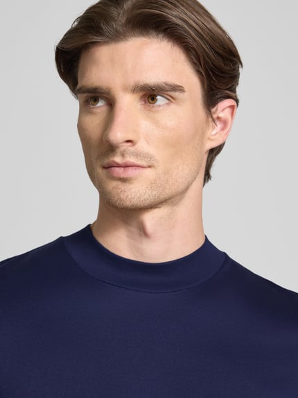 HUGO Slim Fit T-Shirt aus reiner Baumwolle Modell 'DIMERSOM' Marine 3
