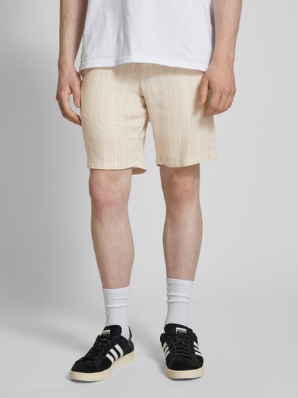JACK & JONES Regular Fit Shorts mit Tunnelzug Modell 'MYKONOS' Offwhite 4