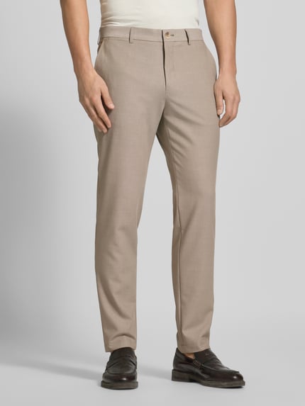 Matinique Skinny Fit Hose mit Eingrifftaschen Modell 'MAliam' Beige 4