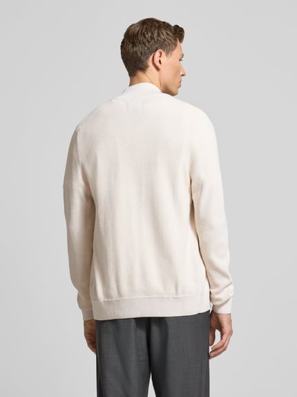 MCNEAL Strickjacke mit Reißverschluss Ecru Melange 5