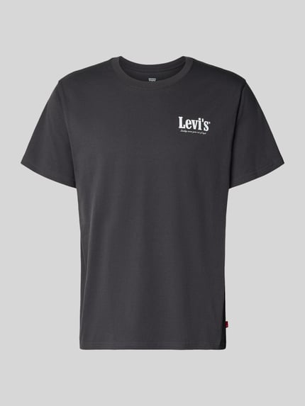 Levi's® relaxed fit T-shirt van puur katoen Zwart - 2