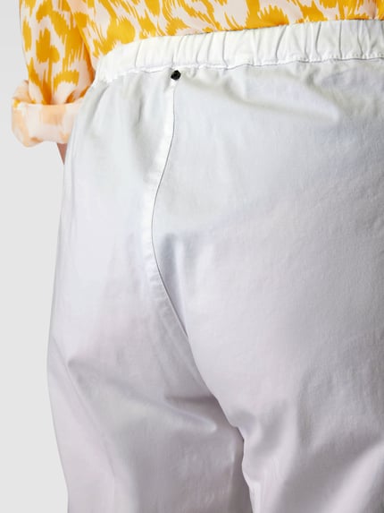 Marina Rinaldi PLUS SIZE capribroek met elastische band, model 'RECOARO' Wit - 3