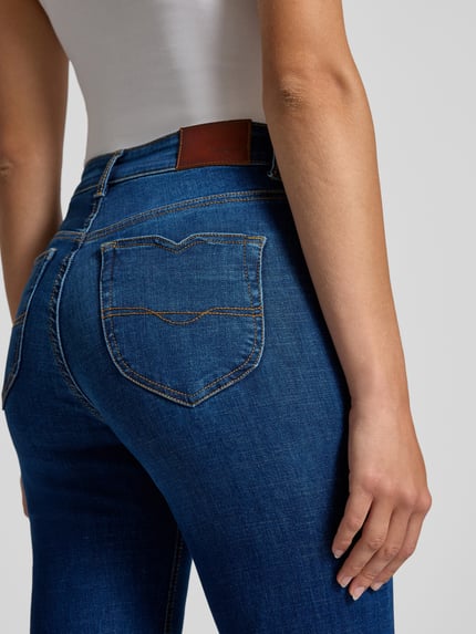 Pepe Jeans Flared jeans van katoenmix, model 'WILLA' Jeansblauw - 3