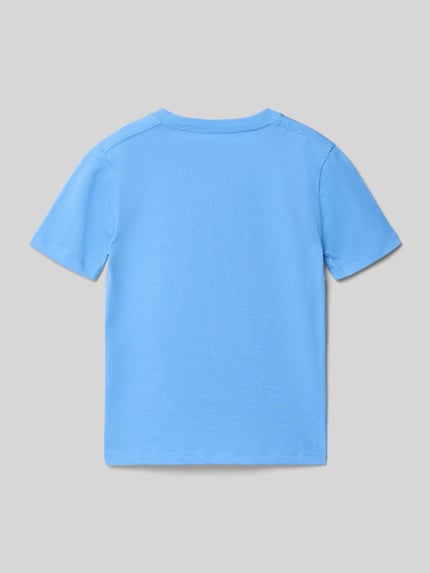 Calvin Klein Jeans regular fit T-shirt van puur katoen Bleu - 3