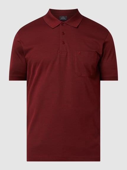 RAGMAN Regular Fit Poloshirt mit Brusttasche Bordeaux 2
