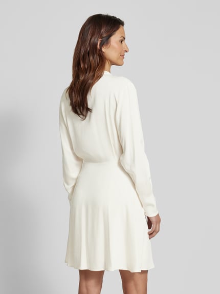 BOSS Mini-jurk in wikkellook, model 'Dimkai' Offwhite - 5