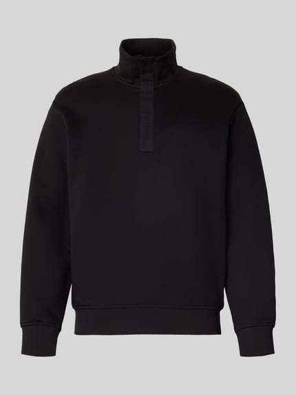 Armani Exchange Sweatshirt mit Stehkragen Modell 'FELPA' Black 2