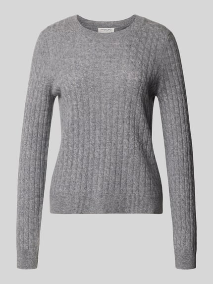 Christian Berg Woman Strickpullover aus reinem Kaschmir Graphit Melange 2