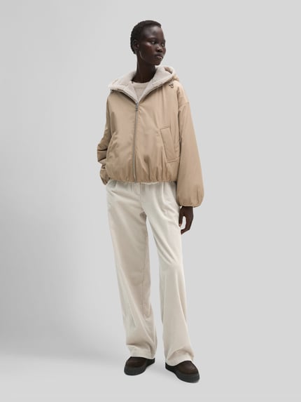 Marc O'Polo Relaxed Fit Blouson mit Wendefunktion Taupe 1
