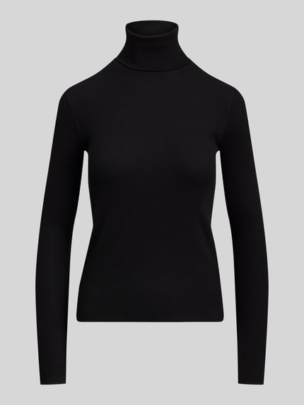 Polo Ralph Lauren Slim Fit Rollkragenpullover aus Baumwoll-Lyocell-Mix BLACK 2