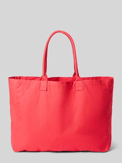 Anine Bing Schoudertas met geborduurd logo Rood - 4