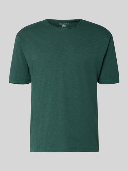 Marc O'Polo DENIM Relaxed Fit T-Shirt aus reiner Baumwolle Dunkelgruen 2