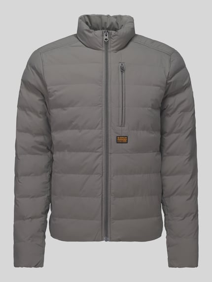 G-Star RAW Steppjacke mit Brusttasche Hellgrau 2