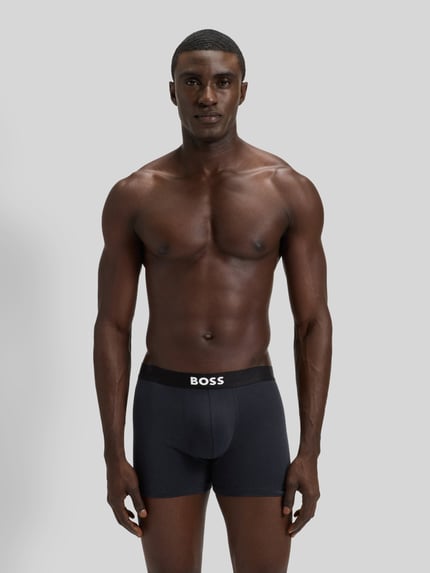 BOSS Spodnie o kroju regular fit z mieszanki bawełny w zestawie 3 szt. Niebieski 5