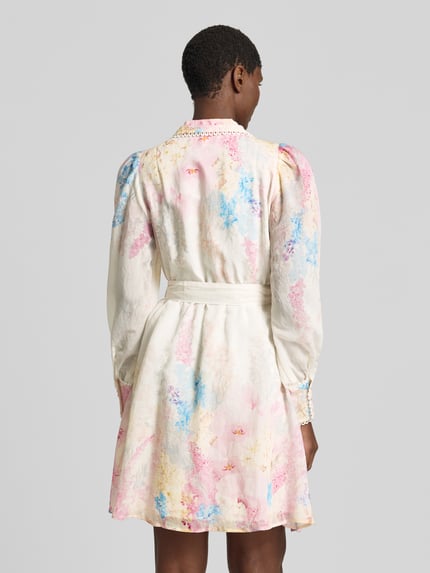 YAS Minikleid aus Lyocell-Mix Modell 'Florence' Rose 5