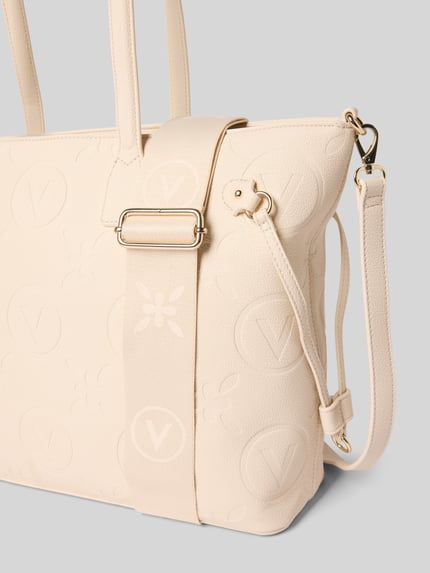 Valentino Bags Handtas met structuurmotief, model 'SAMBA' Ecru - 2