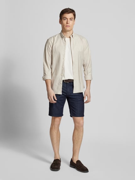 JOOP! COLLECTION Modern Fit Jeansshorts im 5-Pocket-Design Modell 'Fortress' Marine 1