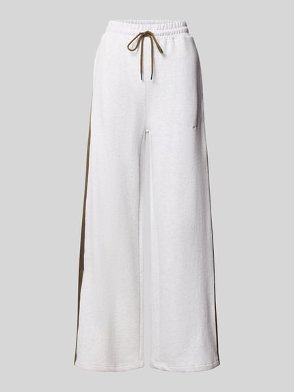 OH APRIL Regular Fit Sweathose mit Seitenschlitz Kael Mittelgrau Melange 1