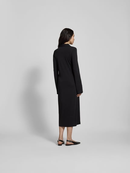 Filippa K Midi-jurk met v-hals Zwart - 5