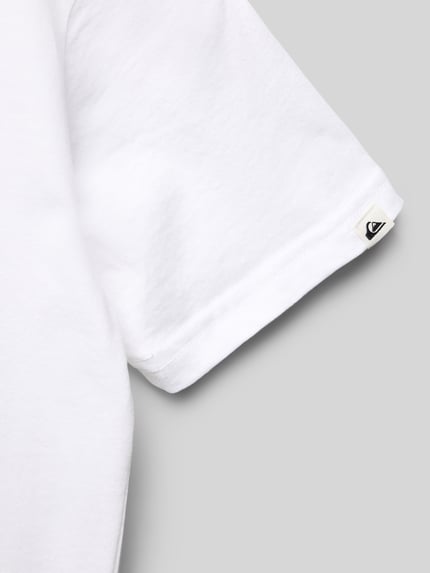 Quiksilver T-shirt z nadrukiem z logo Biały 2