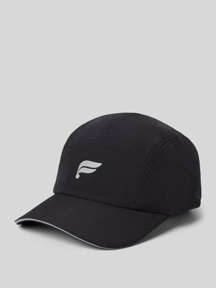 Fabletics Czapka z daszkiem z wyhaftowanym logo model „The Fundamental Ponytail” Czarny 1