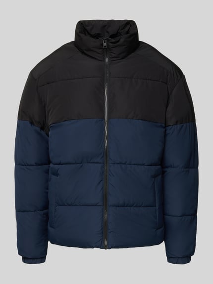 JACK & JONES Steppjacke mit Stehkragen Modell 'MAZE' Marine 2