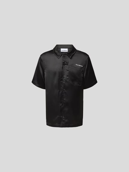 HAN Kjobenhavn Vrijetijdsoverhemd met labelstitching Zwart - 2