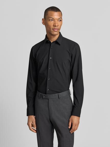 BOSS Regular Fit Businesshemd mit Kentkragen Modell 'JOE' Black 4