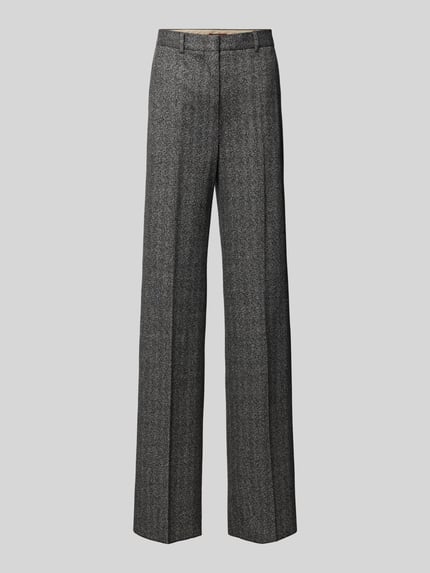 Stoffhose mit Bundfalten Shop The Look MANNEQUINE