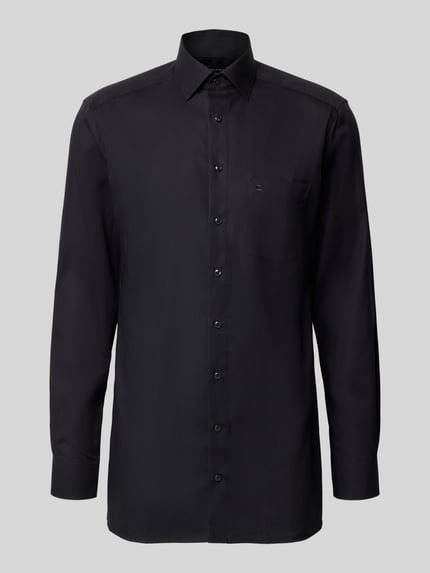OLYMP Regular Fit Businesshemd mit extra langem Arm Black 2