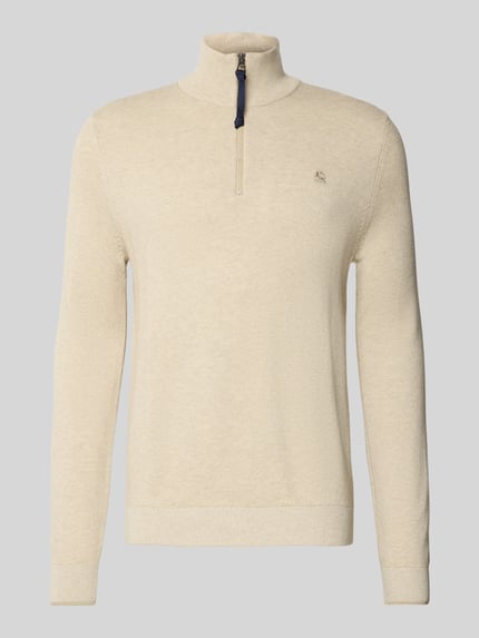 LERROS Strickpullover mit Troyer-Kragen Beige 2