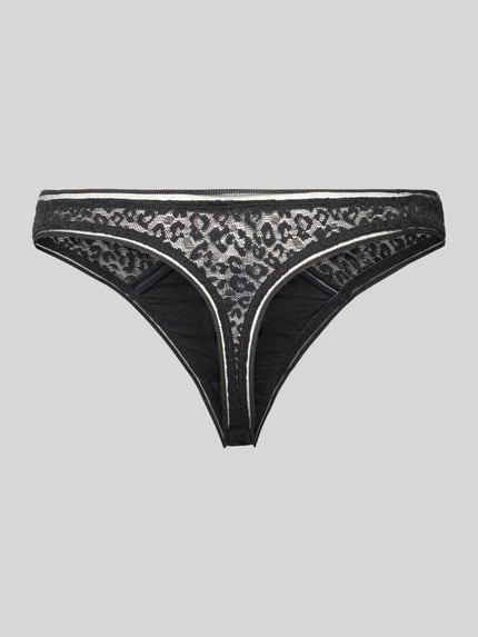 LASCANA String aus Spitze mit elastischem Bund Black 3