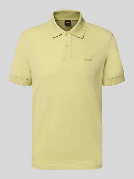 BOSS Orange Regular Fit Poloshirt aus reiner Baumwolle Modell 'PRIME' Oliv 2