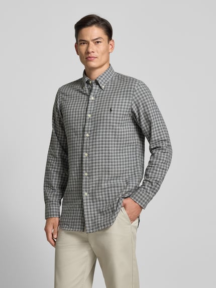 Polo Ralph Lauren Vrijetijdsoverhemd met knoopsluiting Middengrijs - 4
