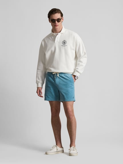 Polo Ralph Lauren Sweatshorts aus reiner Baumwolle Blau 1