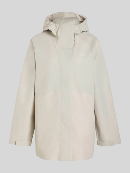 adidas Sportswear Loose Fit Regenjacke mit Kapuzenkragen Offwhite 2