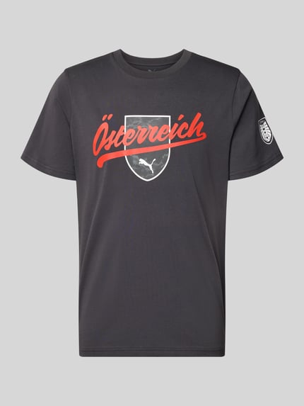 PUMA Performance T-Shirt mit Print und Rundhalsausschnitt Dunkelgrau 2