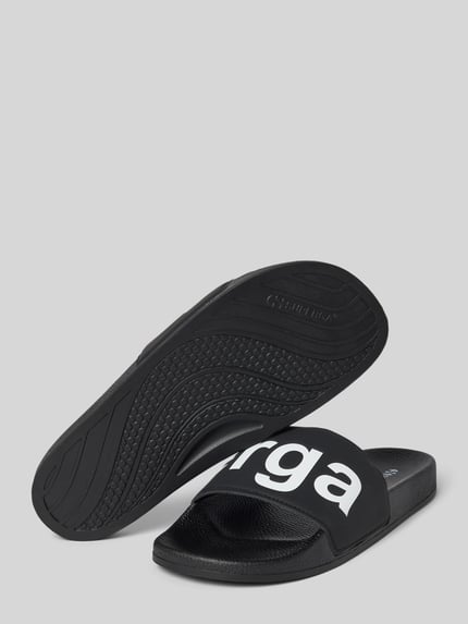 Superga Slippers met logoprint Zwart - 4