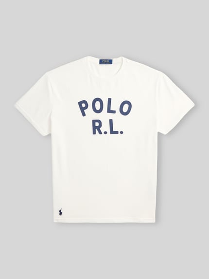 Polo Ralph Lauren Loose Fit T-Shirt aus reiner Baumwolle Weiss 2