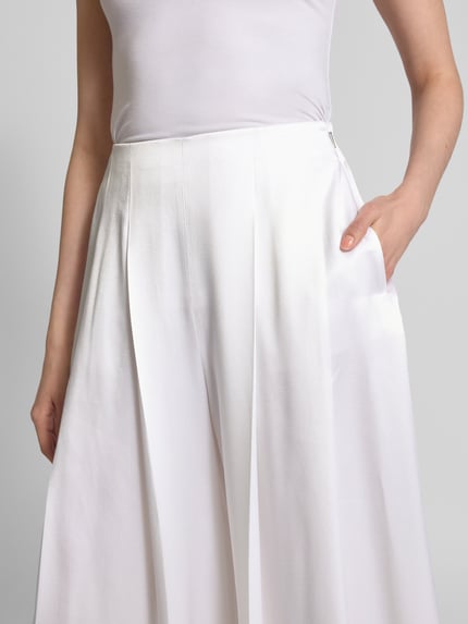 BOSS Broek met wijde pijpen, model 'Tetosa' Wit - 3
