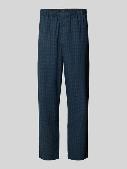 BOSS Regular Fit Sweathose aus Baumwoll-Mix Modell 'Chris' Marine 2