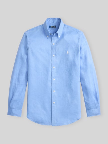 Polo Ralph Lauren Relaxed Fit Freizeithemd aus reinem Leinen Blau 2