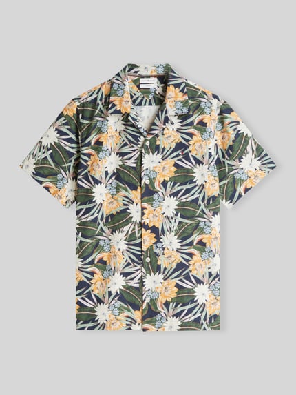 Tommy Hilfiger Regular Fit Freizeithemd aus Baumwoll-Mix Gruen 2