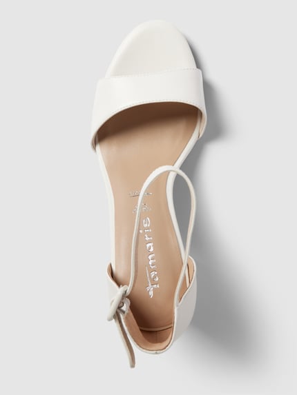Tamaris Sandalette aus echtem Leder Weiss 3