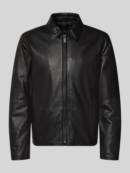 Regular Fit Jacke aus echtem Lammleder Modell 'KELLAN' Shop The Look MANNEQUINE
