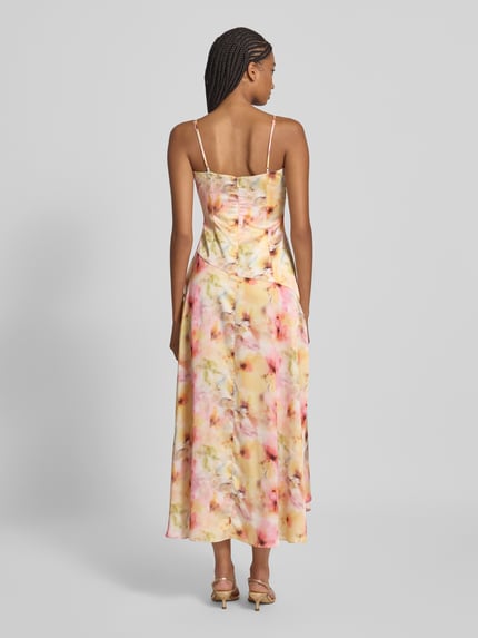 Bardot Abendkleid mit Herz-Ausschnitt Modell 'SORELLA' GELB 5