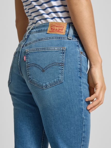 Levi's® Bootcut-Jeans aus Baumwoll-Mix Bleu 3